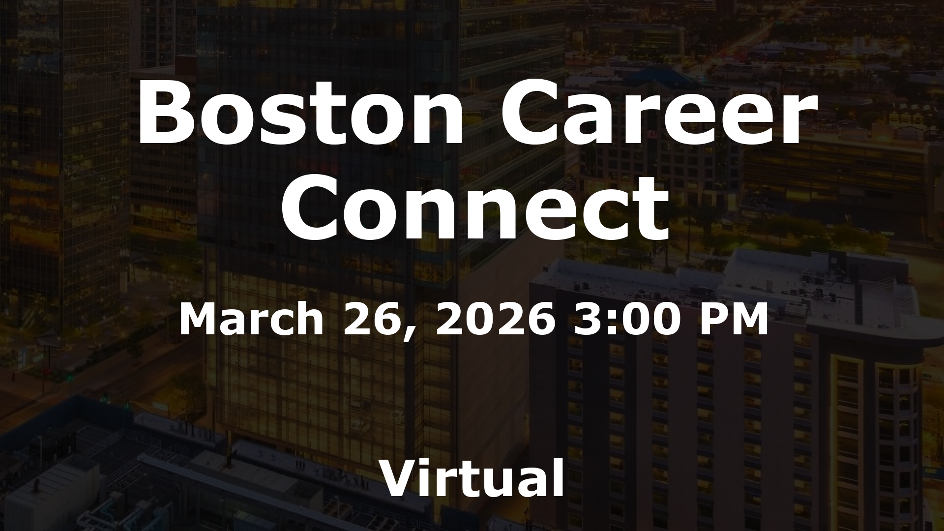 Boston Career Connect event image